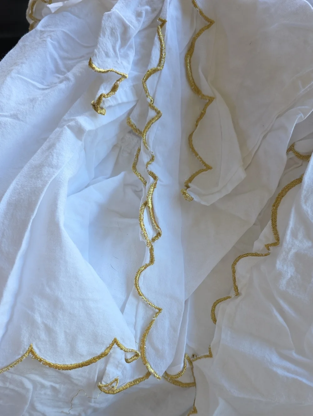 Levtex Embroidered Dandelion Crib Set